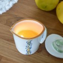 Cosmetic Candle for Massage with Extra Virgin Olive Oil and Lemon